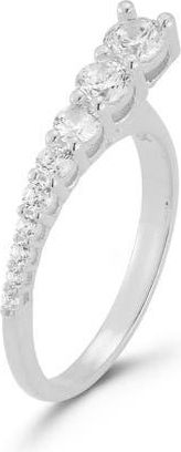 Glaze Jewelry Sterling Silver Cubic Zirconia Ring at Nordstrom Rack, Size 5