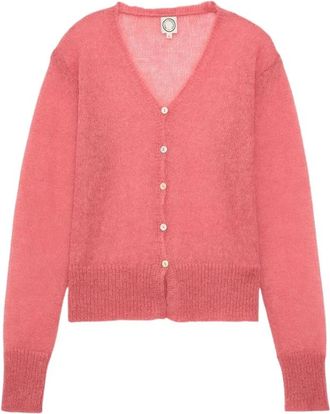 Ines De La Fressange Alex Cardigan - Dames - Vesten - Roze - XS - Wol - Truien & Vesten