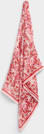 Fransa Womens Natural paisley lightweight scarf