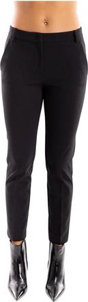 Pinko Slim-fit Broeken - Dames - Slim Fit Broeken - Zwart - S - Nylon - Broeken