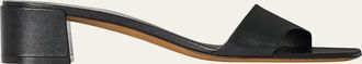 The Row Leather Mule Sandals