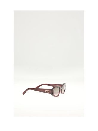 Dior Womens Sunglasses Burgundy-Pink Nylon Burgundy/pink