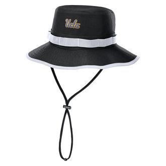 Nike UCLA Sideline Apex Gameday Boonie Nike Mens Dri-FIT College Bucket Hat in White | NC1B093NUCL-CVH