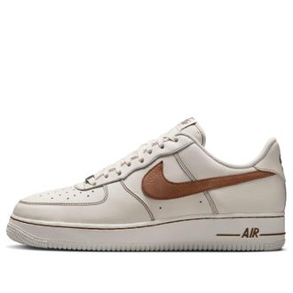 Nike Air Force 1 07 LV8 Ivory Saddle Brown HQ2037-101