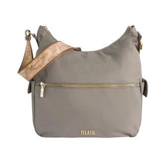 Alviero Martini 1A Classe Crossbody Schoudertas - Dames - Tassen - Grijs - Maat: ONE Size Nylon