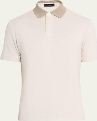 Theory Mens Anemone Kayser Jersey Polo Shirt