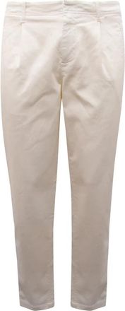 PESERICO Pantalone Broeken - Heren - Chinos - Wit - S - Katoen - Broeken