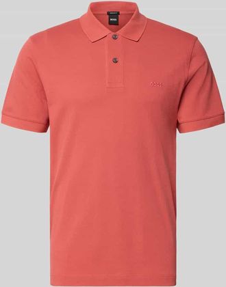 HUGO BOSS Regular Fit Poloshirt aus reiner Baumwolle Modell PALLAS in Rot, Gr&ouml;&szlig;e XXXL