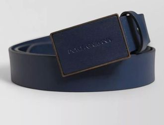 Dolce & Gabbana leather logo buckle belt