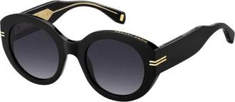 Marc Jacobs Ovale Zonnebril - Dames - Accessoires - Zwart - Maat: 51 MM
