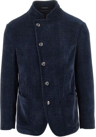 Emporio Armani Ribbed chenille jacket Man 46