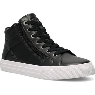 Taos Winner High Top Sneaker in Black/White at Nordstrom, Size 9.5