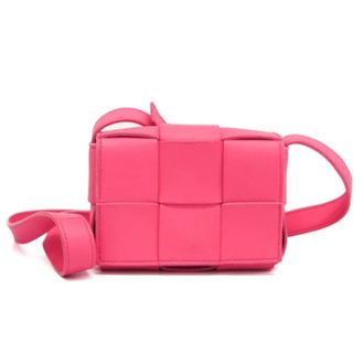 Bottega Veneta Tweedehands leren schoudertassen - Dames - Pre-owned - Roze - Maat: ONE Size Leer
