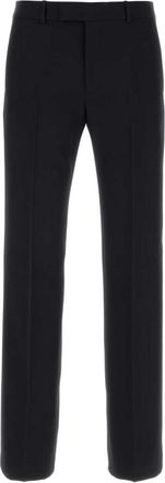 Gucci Dark Blue Flat Front Pants