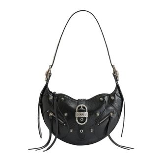 JW PEI Shoulder Bags, female, Black, Size: ONE SIZE Tessa Crushed Shoulder Bag