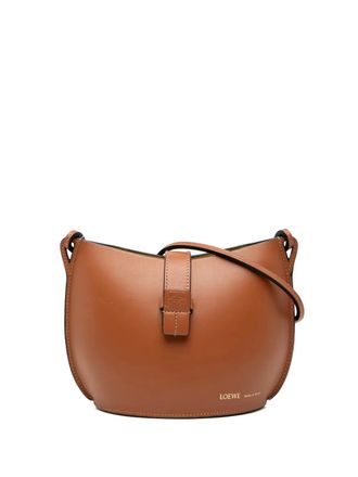 Loewe 2021 Leather Molded bucket bag - women - Calf Leather - One Size - Brown