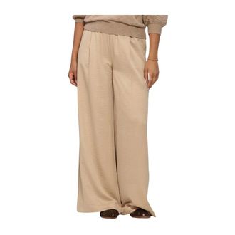 Ruby Tuesday Broeken, Dames, Beige, L, Dames Broeken Caulin