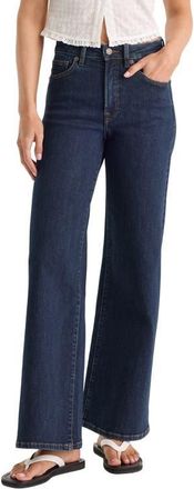 Good American Good Waist High Waist Palazzo Jeans in Indigo1231 at Nordstrom, Size 14