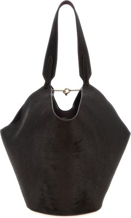 Khaite Bordeaux Calfskin Tote Womens Bag