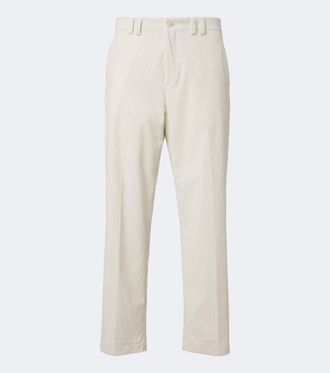 Canali Cotton corduroy straight pants