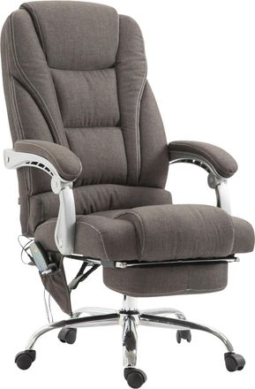 Clp Clp - Silla De Oficina Masajeante Pacific En Tela Gris Oscuro