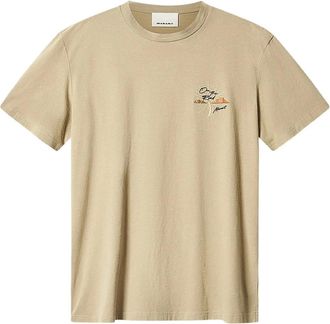 Isabel Marant Isabel Marant, T-Shirts, male, Brown, Size: L Honore T-shirt