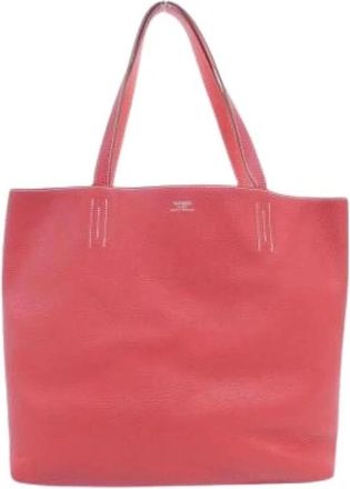 Herm&egrave;s Pre-owned Vintage Tote Bag - Dames - Vintage Shopper - Roze - ONE Size - Leer - Vintage