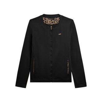 Freddy Felpa Zip Slim con Dettagli Animalier Interni