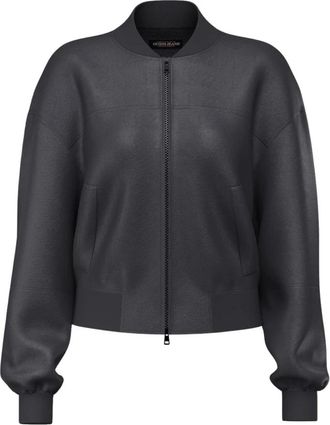 Guess Faux leren bomberjack - Dames - Bomber jackets - Zwart - L - Katoen - Jassen