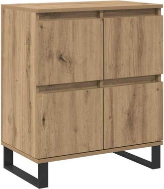 vidaXL Vitrina Marrón 60 x 35 x 70 cm Madera contrachapada Vidaxl