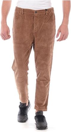 Daniele Alessandrini Jeans - Heren - Slim Fit Broeken - Bruin - W32 - Katoen - Broeken