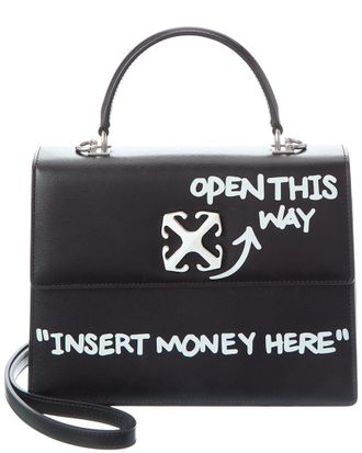 Off-white Leather Satchel