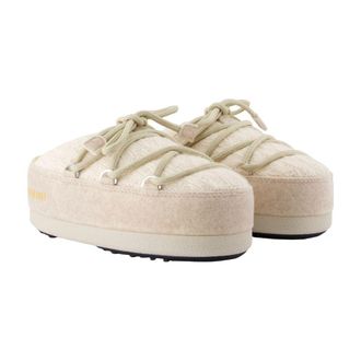 Moon Boot Womens Evx Slipper White Synthetic