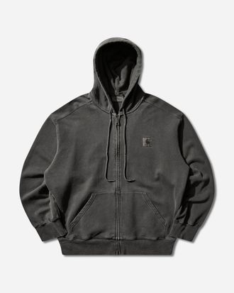 Carhartt Work in Progress Men s Hooded Nelson Jacket Black (Garment Dyed)