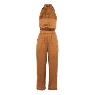 Pinko Pinko - Elegante Hedendaagse Jurk - Dames - Jumpsuits & Playsuits - Oranje - Maat: M Poliester