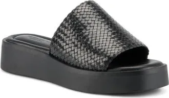 Vagabond Danya Platform Wedge Slide Sandal in Black at Nordstrom, Size 37