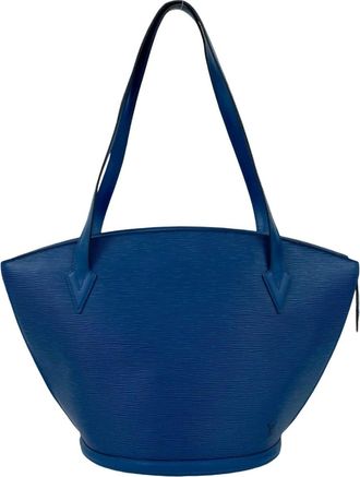 Louis Vuitton Blue Epi Leather Tote Bag (Pre-Owned)
