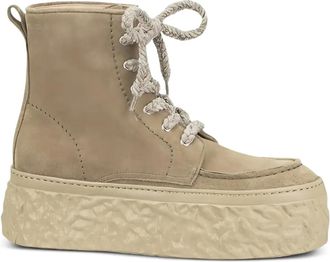 AGL Laarzen met platform zool - Beige