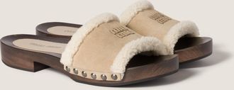 Miu Miu Suede clogs