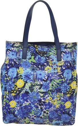 Prada Tessuto Multicolour Synthetic Tote Bag (Pre-Owned)