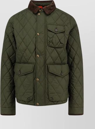 Polo Ralph Lauren corduroy collar quilted nylon jacket