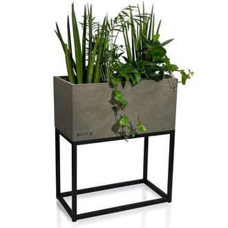 OEM Soporte Para Flores Loft Fiorino Gris 42x22x50 Cm