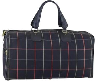 Burberry Pre-owned Weekend Bags, female, Blue, Size: ONE SIZE Pre-owned Boston Bag