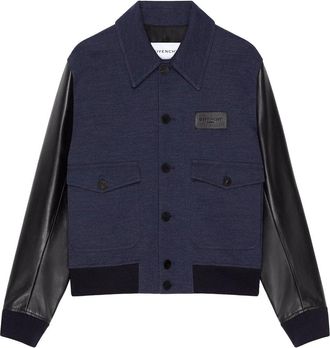 Givenchy CALF LEATHER JACKET Size: 50, colour: BLACK