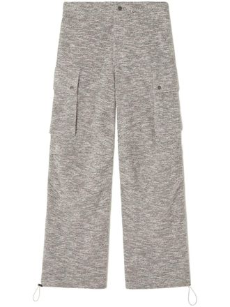 Alanui Mouline cotton cargo trousers - women - Cotton/Cotton - S - Black