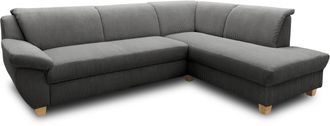 HOME AFFAIRE Ecksofa »Yesterday zeitlos und elegant, bequeme Armlehnen, L-Form« wahlweise mit Bettfunktion, auch in Cord