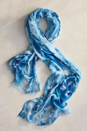 Elizabeth Gillett Cyanotype Scarf