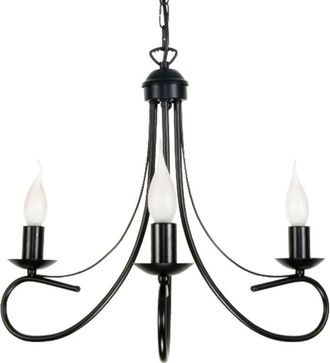 OEM L&aacute;mpara Colgante, Candelabro, Negro, Magma 13-932