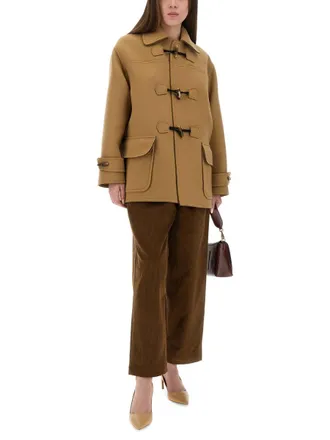 Moschino Corduroy Cotton Trousers - Brown