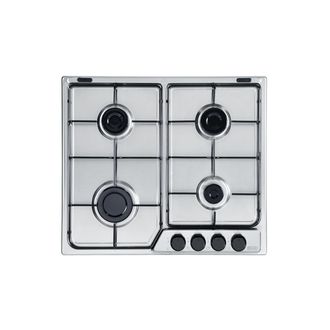 DeLonghi Placa De Gas De Acero Inoxidable Con 4 Quemadores Y 60 Cm Empotrada Delonghi Ffa 46 Asv